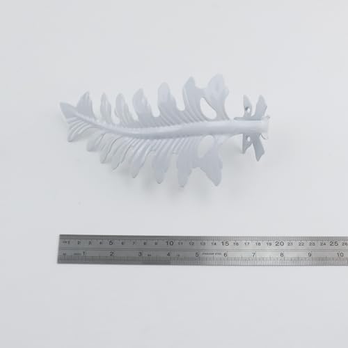 Bitray 2Pcs White Vintage Leaf Curtain Tiebacks Wall Holdbacks - Image 4