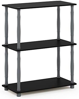 Furinno Turn-N-Tube 3-Tier Compact Multipurpose Shelf Display Rack - Image 5