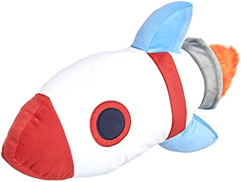 Amazon Basics Kids Space Rockets Decorative Pillow, Ultra-Soft Bedroom Décor - Image 2