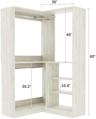 Unikito 3FT Corner Closet System - Image 5