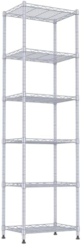 REGILLER 6 Wire Shelving Steel Storage Rack Adjustable Unit Shelves by REGILLER