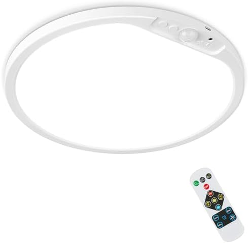 12 Inch Rechargeable Motion Sensor LED Ceiling Light by SunRider