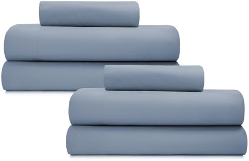 California Design Den 2 Pack 100% Organic Cotton Twin Size Sheets Set by CaliforniaDesignDen