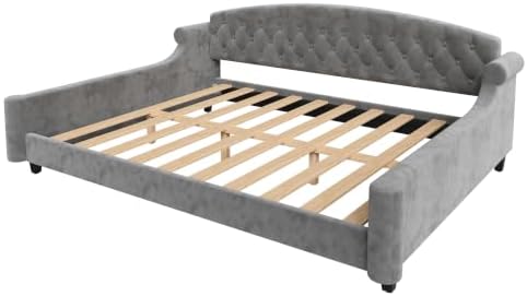 Upholstered Queen Daybed Frame, Sofa Bed - Image 5