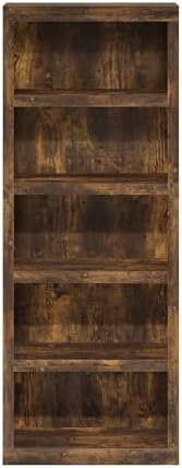 Furinno Rail Book Shelf, 5-Tier Bookshelf - Image 7
