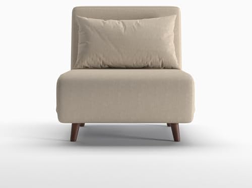 Convertible Sleeper Chair, 3 in 1 Folding Single Chair Sleep Turns into Bed - Image 5