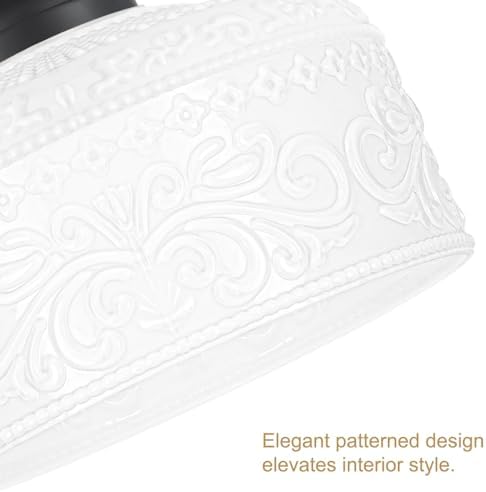 Artistic Black Handcrafted Semi Flush Mount Ceiling Light - Image 6