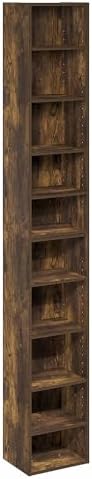 Furinno PASIR Book Shelf, 10-Tier Bookshelf, Bookcase - Image 7