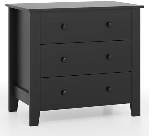 GIANTEX Small 3-Drawer Dresser for Bedroom by Giantex