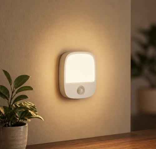 EZVALO Rechargeable Motion Sensor Night Light, Magnetic Stick-On LED Light by EZVALO