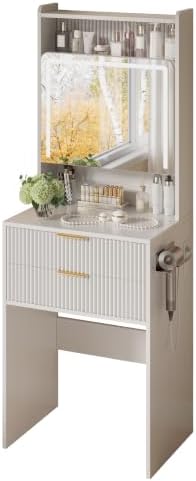 3-in-1 Small Makeup Vanity Desk by ZenXity
