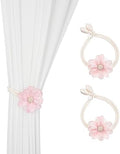 SUQ I OME Lotus Flower Shape Curtain Tiebacks, 1 Pair by SUQIOME