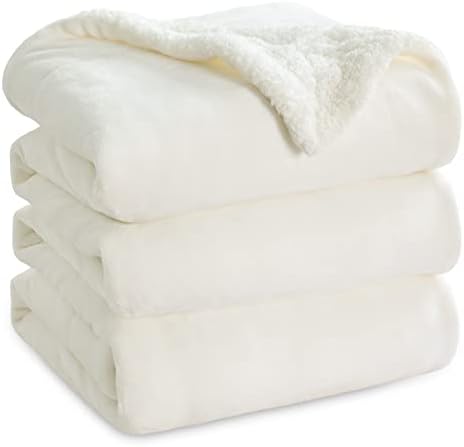 Bedsure GentleSoft Sherpa Fleece Blanket Queen Size by BEDSURE