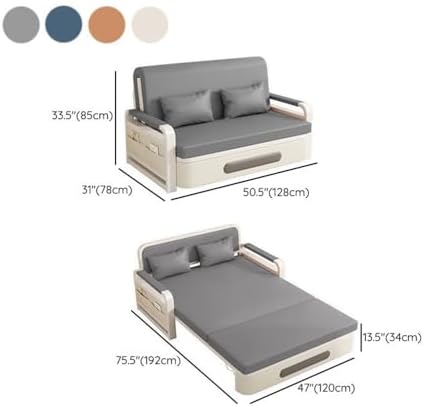 Versatile Pull-Out Sofa Bed, Repository Storage Tight Back Water-Resistant - Image 3