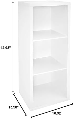 ClosetMaid 3 Cube Storage Shelf Organizer Bookshelf - Image 5