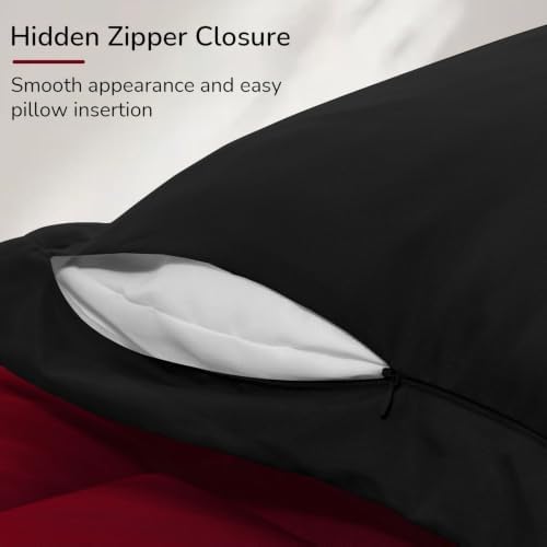 downluxe Full Comforter Set Soft Reversible 7 Pieces - Image 4