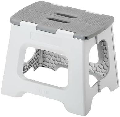 Vigar Compact Foldable Step Stool, 10-1/2-Inch by VIGAR