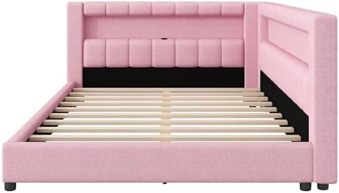 Merax Modern Upholstered Platform Bed Frame - Image 6