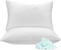 Memory Foam Pillows Queen Size Set of 2 by RainmrBedding