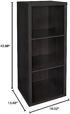 ClosetMaid 3 Cube Storage Shelf Organizer Bookshelf - Image 5