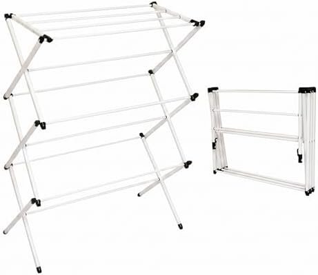 Honey-Can-Do 3-Tier Oversized Clothes Drying Rack, No Assembly - Image 2