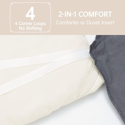 MUXHOMO Full Comforter Set, 3-Piece All-Season Bedding - Image 6