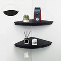 HAO Floating Corner Shelf Invisible Wall Mounted Shelves Radial Shape Cable by HAOALWAYSDOBETTER