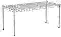 1-Tier Wire Shelf Rack, Single Metal Shelves Rack, 1 Tier Metal Shelf by Vanzbon