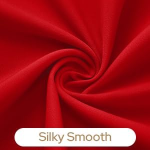 HOMEIDEAS Christmas Non-See-Through Red Privacy Sheer Curtains, 52 X 96 Inches - Image 7