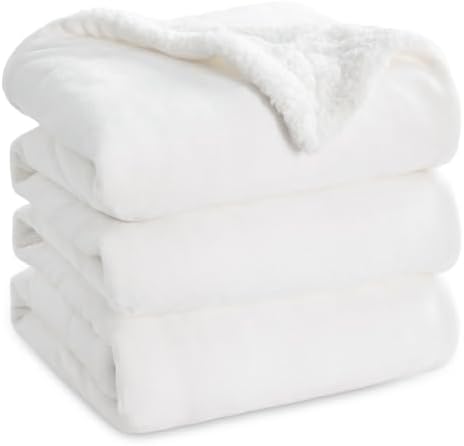 Bedsure GentleSoft Sherpa Fleece Blankets King Size by BEDSURE