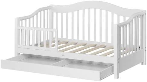 Dream On Me Toddler Day Bed in White – Greenguard Gold & Baby Safety Alliance - Image 7