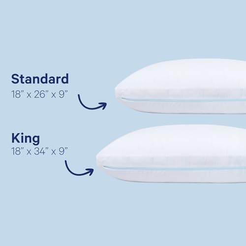 Casper Sleep Original Cooling Pillow – Standard Down-Alternative Bed Pillow - Image 6