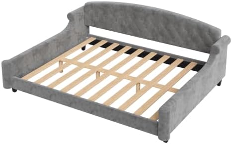 Merax Queen Size Upholstered Daybed - Image 7