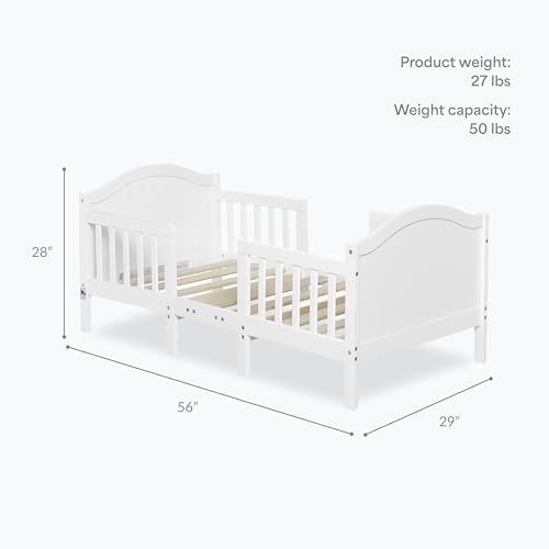 Dream On Me Portland 3-in-1 Convertible Toddler Bed, Converts to 2 Chairs & - Image 4