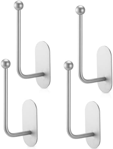 CroBlissful 4 Pcs Adhesive Curtain Holdbacks No Drill Window Hook - Image 6