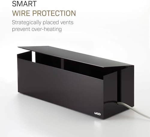 Yamazaki Home Cable Management Box – Cord Organizer Box - Image 4