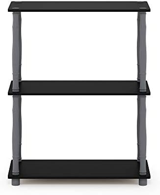 Furinno Turn-N-Tube 3-Tier Compact Multipurpose Shelf Display Rack - Image 6