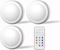 SEMSMOKS Battery Operated LED Puck Lights by SEMSMOKSTheRightLightforU