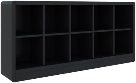 Low Cube Bookcase, 10-Cube Storage Organizer Shelf by OSCHF