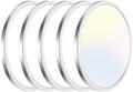hepside 4PACK Flush Mount LED Ceiling Light Fixture Brushed Nickel, 12Inch 28W by Hepside