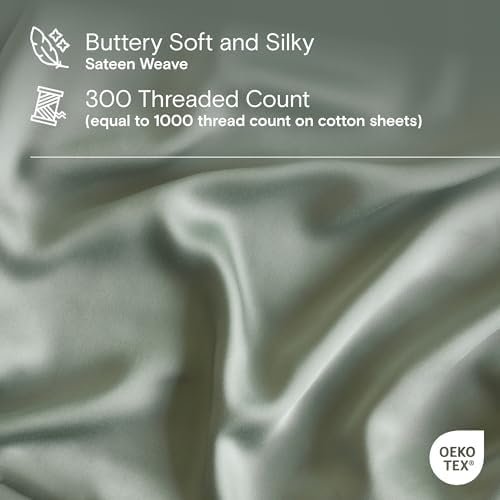 DOZ Sheet Set, 100% Viscose derived from Bamboo, Organically Grown, Buttery Soft - Image 3