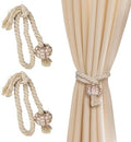 Hand Woven Curtain Tiebacks, Mediterranean Style Curtains Ties by Xinally