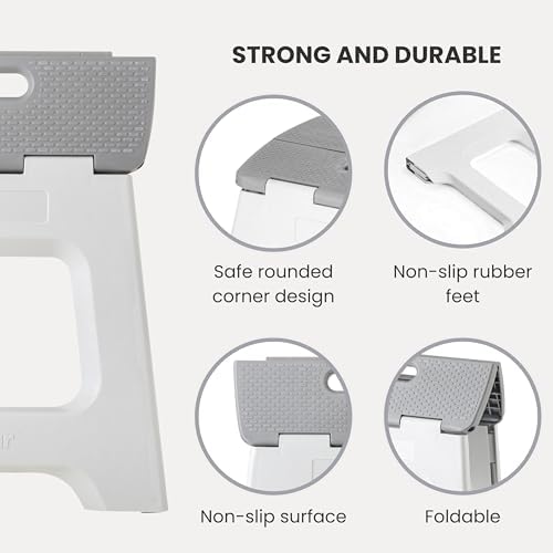 Vigar Compact Foldable Step Stool, 12-1/2-Inch - Image 4