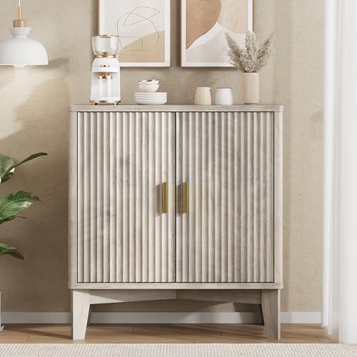Xixini Fluted Sideboard Buffet Cabinet - Image 3