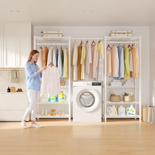 ONBRILL E3 Expandable Freestanding Closet Organizer System, Portable Closet - Image 5