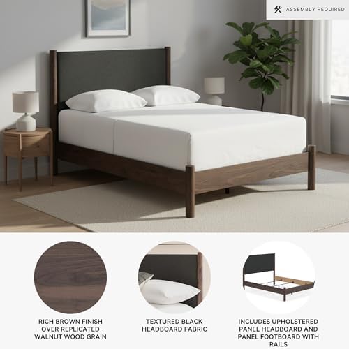 Signature Design by Ashley Boho Queen Upholstered Panel Bed Frame - Image 3