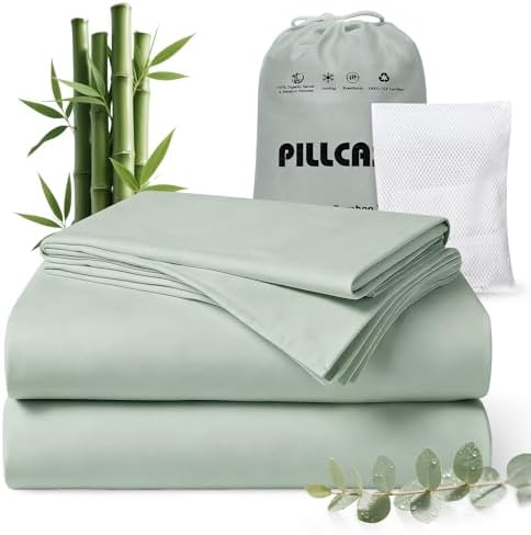 100% Bamboo Viscose & Lyocell Tencel Sheets Set Full Size by Pillcase