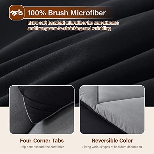 7pcs Reversible Comforter Set Full Down Alternative Bedding Sets - Image 4