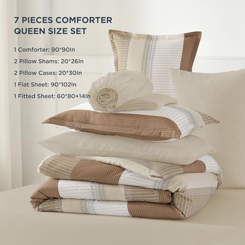 Andency Queen Comforter Set, 7 Pieces - Image 7