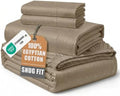 LANE LINEN Queen Sheets 100% Egyptian Cotton Sateen by LaneLinen
